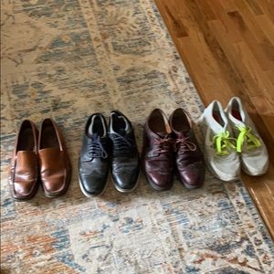 Men’s size 11.5 shoes. 3 are Cole Hann 1 is Nike